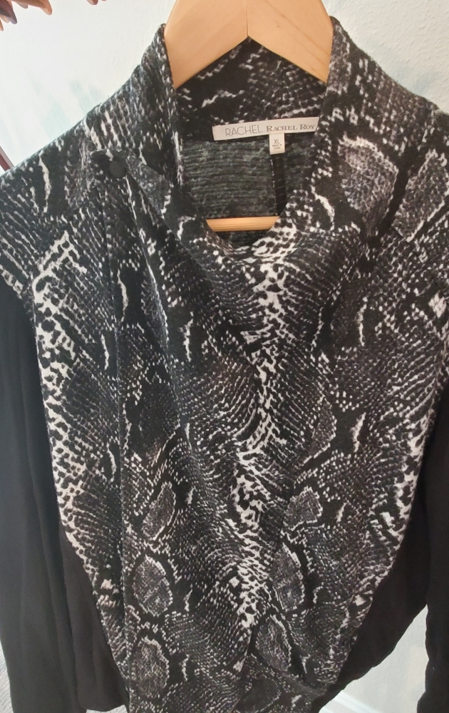 Cowl neck jacket